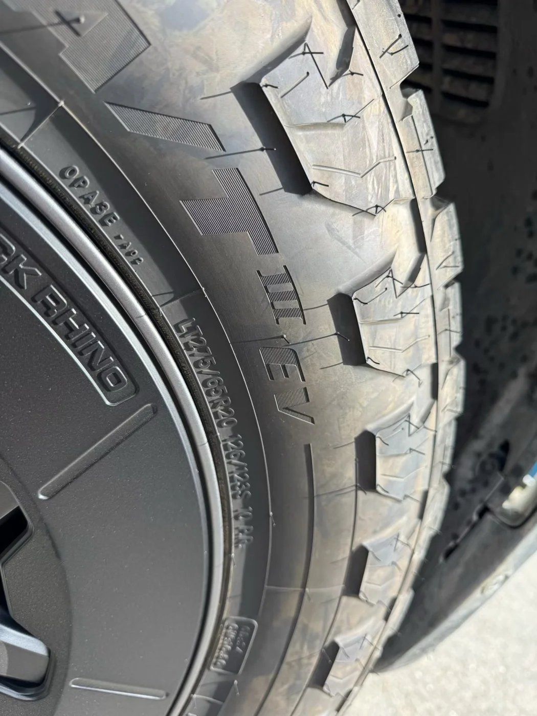 Toyo Open Country A/T III EV on Black Rhino Wheels for Rivian R1S