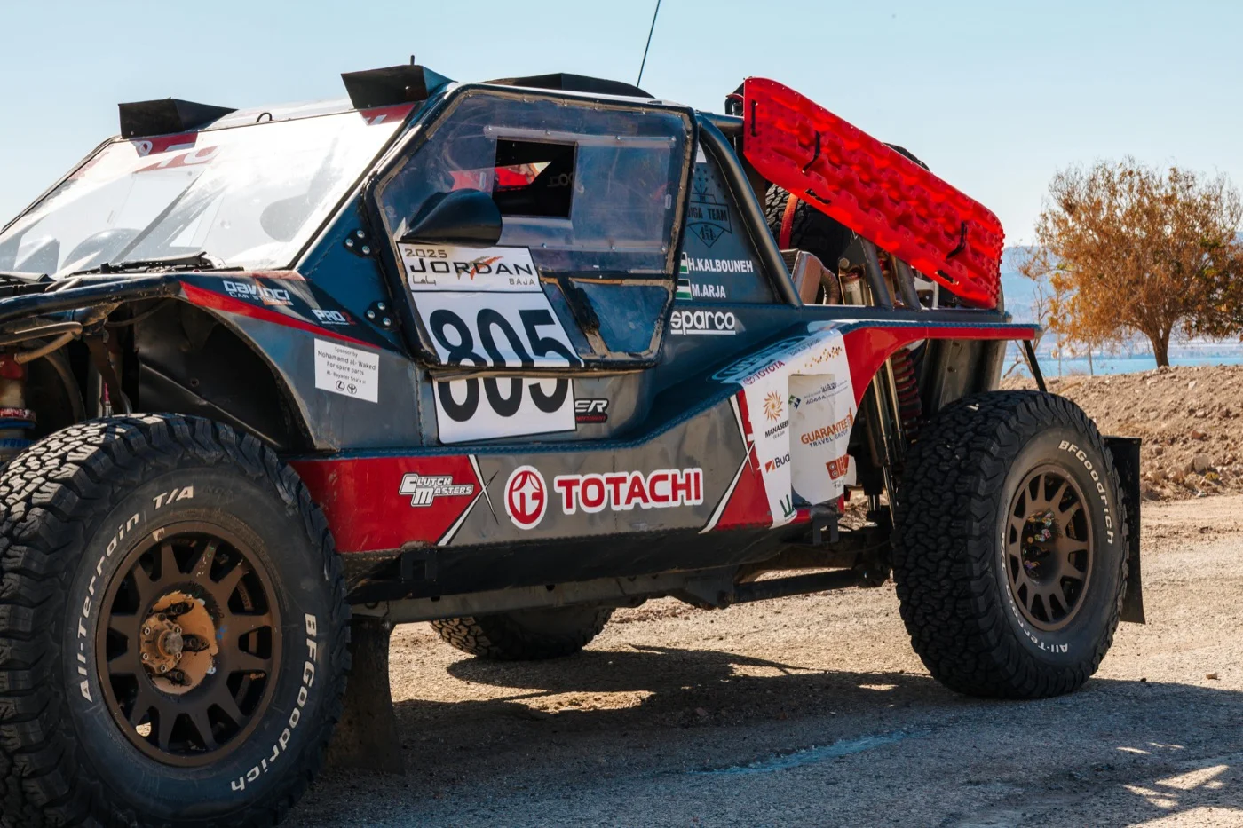 BFGoodrich All-Terrain T/A KO2 on rally car.
