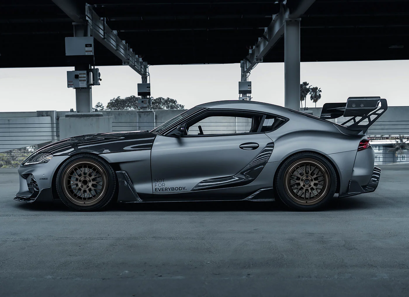 A91 Supra on 19-inch Volk Racing 21A